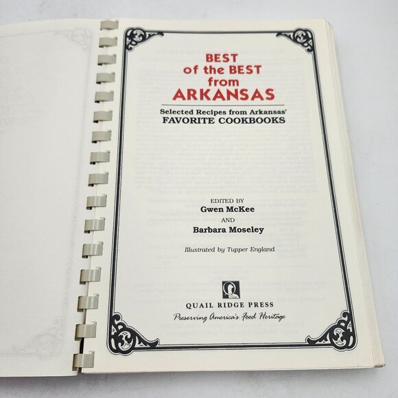 Best Of The Best From Arkansas Cookbook Quail Ridge Gwen McKee Barbara Moseley - Picture 3 of 9